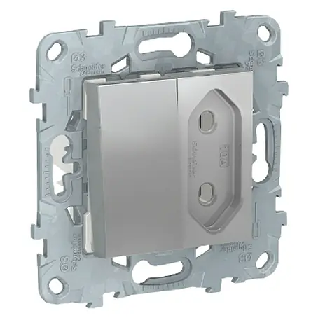 Schneider Electric New Unica Enchufe con cruzamiento