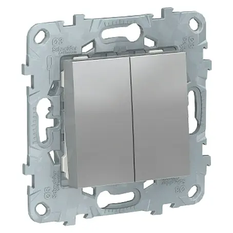 Schneider Electric New Unica Conmutador doble