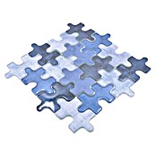 Mosaikfliese (29,8 x 29,8 cm, Blau, Glänzend)