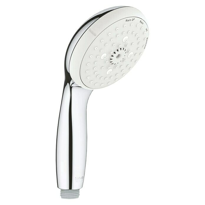 Grohe Handbrause Tempesta 100Anzahl Funktionen: 4 Stk., 9,5 l/min bei 3 bar, Chrom Front View