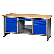 Küpper Profi Modul System Werkstatt-Set (1 x Basismodul (groß), 1 x Schublade, 1 x Fachboden, 1 x Unterschrank Schubladen (Rechtsanschlag), 1 x Unterschrank Schubladen (Linksanschlag), 1 x Stabilisierungsblech)