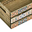 Zeller Present Aufbewahrungsbox Mosaik (L x B x H: 320 x 220 x 130 mm, Holz, Braun) | BAUHAUS