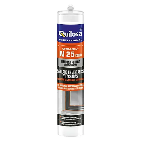 Quilosa  Silicona para construcción y ventanas Orbasil N 25