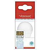 Voltolux Bombilla LED (6 W, E27, Color de luz: Blanco neutro, No regulable, Redondeada)