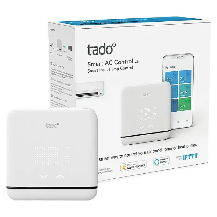 Tado Control de aire acondicionado - Control inteligente: App Tado - Imagen del Tado Smart AC Control V3+ para el control inteligente de tu aire acondicionado o bomba de calor.