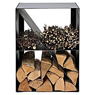 Kaminholzregal Laura (530 x 350 x 705 mm, Stahl)