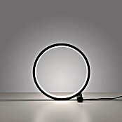 Just Light Ritus Lámpara de sobremesa redonda (10,5 W, Ø x Al: 25,5 x 10 cm, Negro) | BAUHAUS