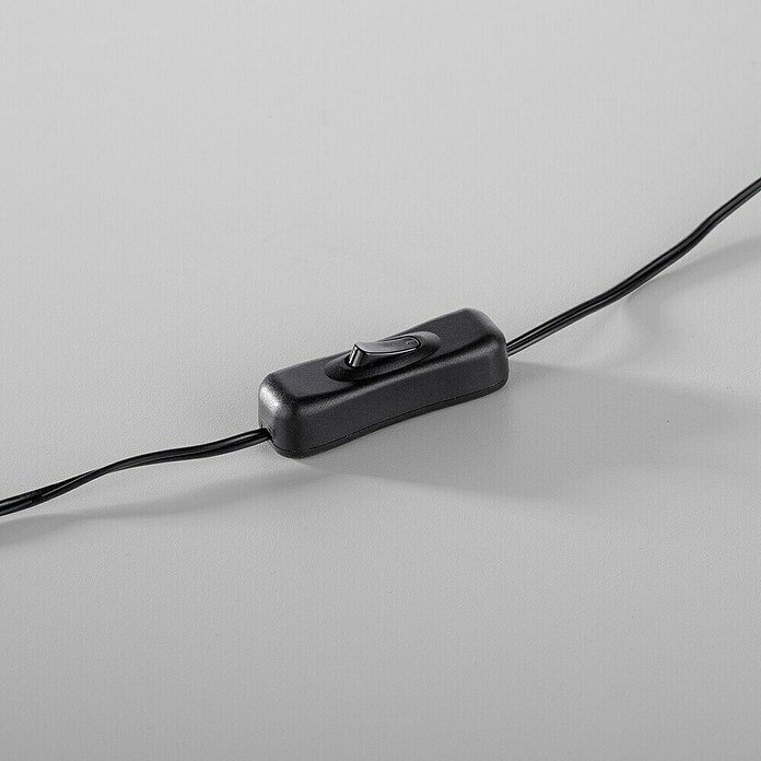 Just Light Ritus Lámpara de sobremesa redonda (10,5 W, Ø x Al: 25,5 x 10 cm, Negro) | BAUHAUS