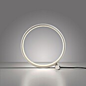 Just Light Ritus Lámpara de sobremesa redonda (10,5 W, Ø x Al: 25,5 x 10 cm, Blanco) | BAUHAUS
