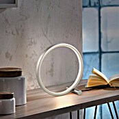 Just Light Ritus Lámpara de sobremesa redonda (10,5 W, Ø x Al: 25,5 x 10 cm, Blanco) | BAUHAUS