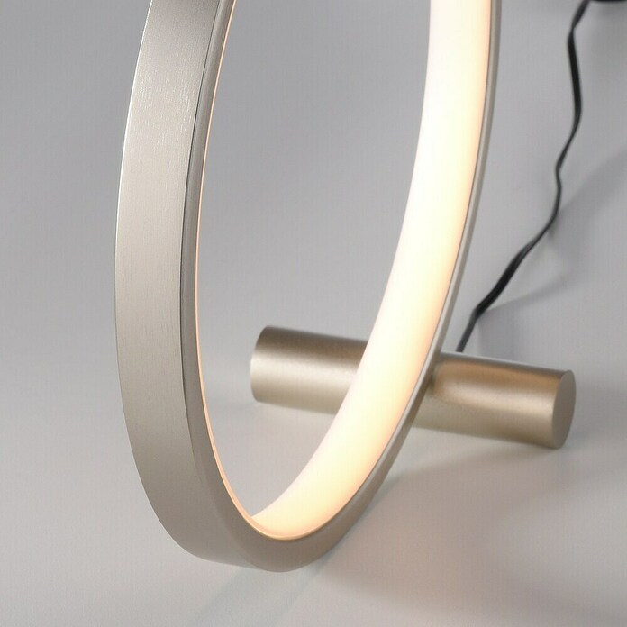 Just Light Ritus Lámpara de sobremesa redonda (10,5 W, Ø x Al: 25,5 x 10 cm, Blanco) | BAUHAUS