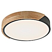 Paul Neuhaus Bila Plafón LED redondo (24 W, Negro/Madera, Blanco cálido) | BAUHAUS