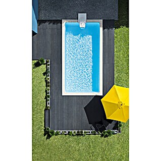 Desjoyaux Bausatz-Pool Jou (L x B x H: 600 x 300 x 120 cm, 20.000 l, Weiß)