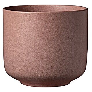 Soendgen Keramik Bari Übertopf rund Blossom (Außenmaß (Ø x H): 24 x 22 cm, Kirschblüte, Keramik)