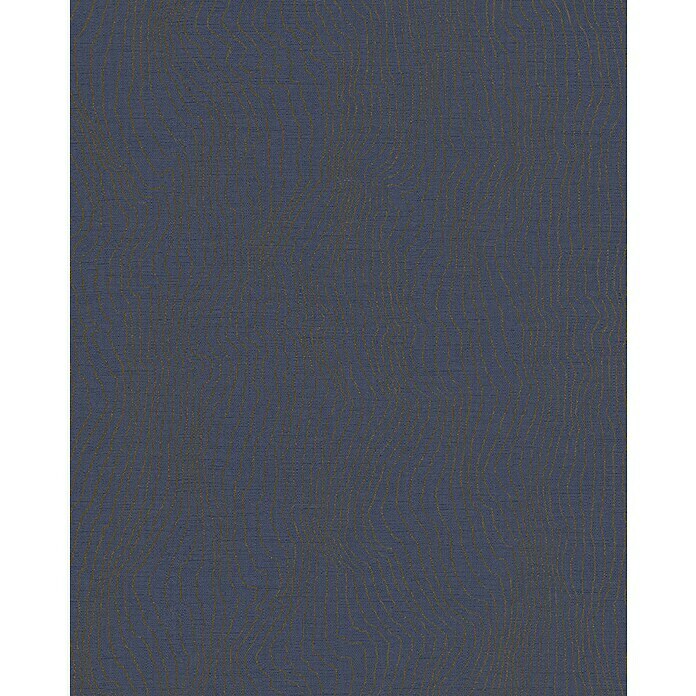 x SCHÖNER Grafisch, (Blau/Gold, Vliestapete WOHNEN-Kollektion BAUHAUS | m) 0,53 10,05