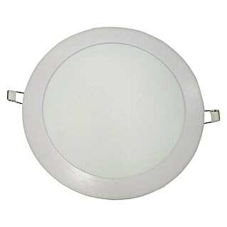 Downlight empotrable LED redondo (6 W, Ø x Al: 12 x 1,4 cm, Blanco frío)