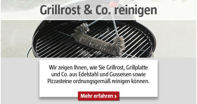 Grillrost reinigen