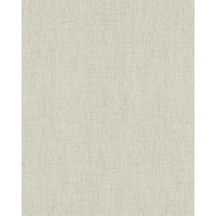 Marburg Loft Vliestapete - Beige, Uni, 10,05 x 0,53 m - Strukturiertes Tapetenmuster in sanften Weißtönen mit einem filigranen Liniennetz, ideal für moderne Raumgestaltung und Wanddekoration.