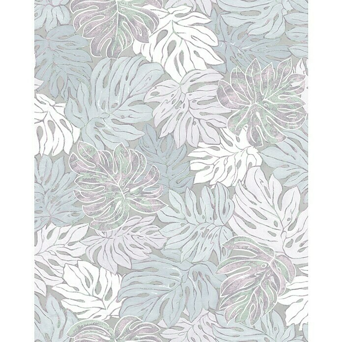 Marburg Casual Vliestapete (Blau, Floral, 10,05 x 0,53 m)