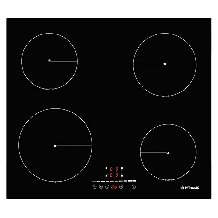 Pyramis Induktionskochfeld PHI62430FMB (Anzahl Induktionskochstellen: 4 Stk.) | BAUHAUS