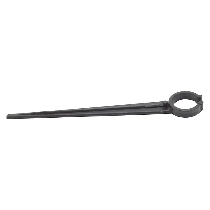 Difusor con rosca abierto - 16 mm, 25 ud. - Estaca de tubo de irrigación de plástico negro para una fijación segura y estable en el jardín. Ideal para el riego de jardines.