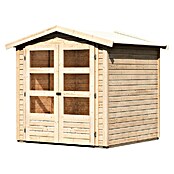 Karibu Gartenhaus Amberg (L x B: 186 x 186 cm, Wandstärke: 19 mm, Satteldach)