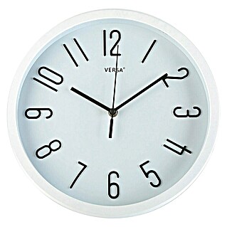 Reloj de pared BL (Diámetro: 30 cm, Blanco)