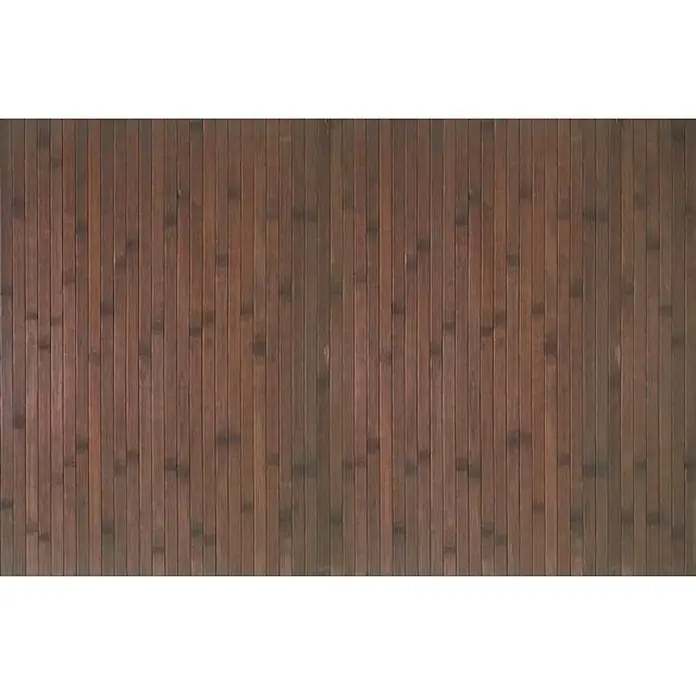 Alfombra de bambú Bamboo cool - Wengué, 240 x 160 cm - Panel de pared de bambú marrón para un diseño de pared natural y elegante. El panel de bambú es robusto y fácil de instalar.
