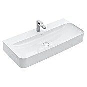 Villeroy & Boch Finion Waschtisch (100 x 47 cm, Beckenunterseite geschliffen, Ohne Überlaufloch, Mit schmutzabweisender Glasur, Weiß)