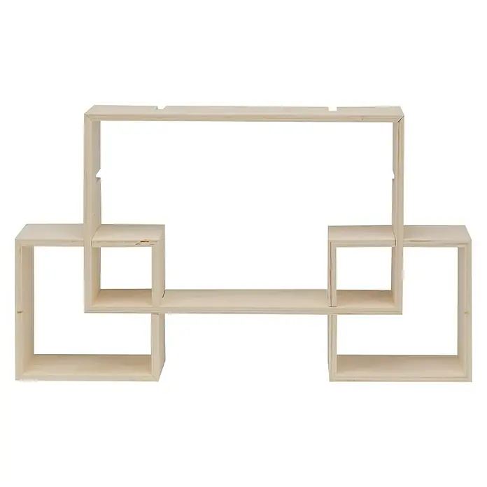 Rahmen-Set Design-Rahmen - 3 Stk., Holz, Rechteckig - Moderne, unbehandelte Holzregale für eine individuelle Wandgestaltung. Schlichtes Design für Wohnzimmer, Schlafzimmer oder Büro.