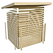 Karibu Saunahaus Hytti (9 kW Bio-Saunaofen mit externer Steuerung, L x B x H: 196 x 196 x 228 cm, Natur) | BAUHAUS