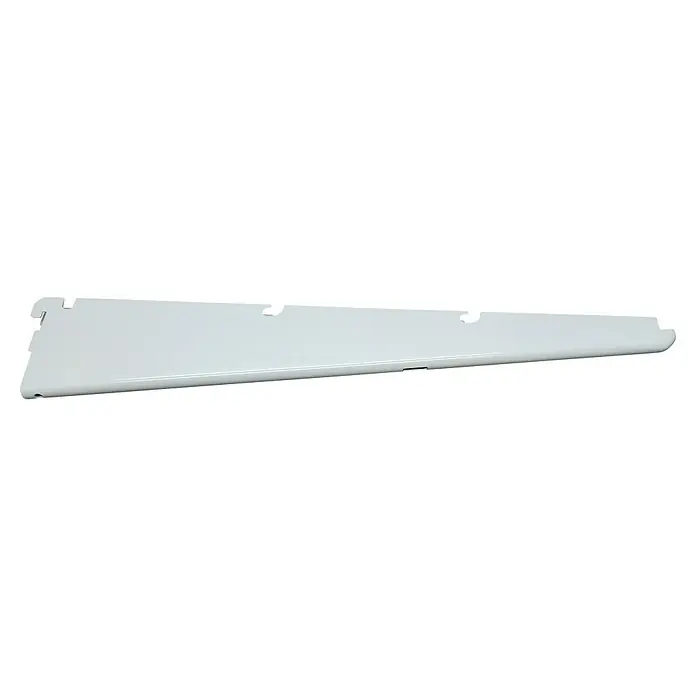 Regalux Drahtbodenträger E 32 - Länge: 32 cm, Weiß - Weißer Konsolenträger zur Wandmontage. Der Träger ist stabil und langlebig. Ideal für Regale und andere Anwendungen.