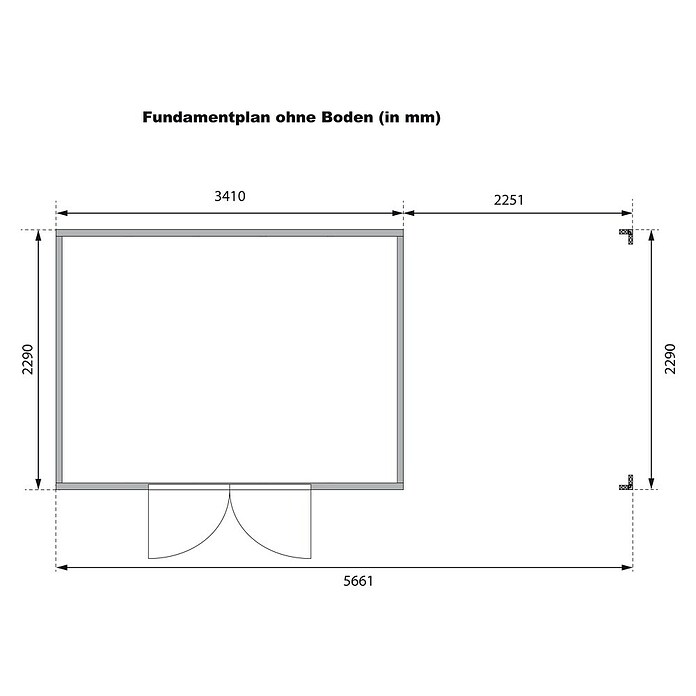 Karibu Gerätehaus Callisto 3 (Außenmaß inkl. Dachüberstand (B x T): 344,5 x 568 cm, Metall, Anthrazit) | BAUHAUS