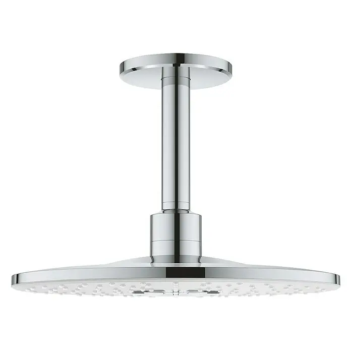 Grohe Rainshower SmartActive Kopfbrausen-Set 310Durchmesser: 31 cm, 25 l/min, Deckenmontage, Moonwhite/Chrom