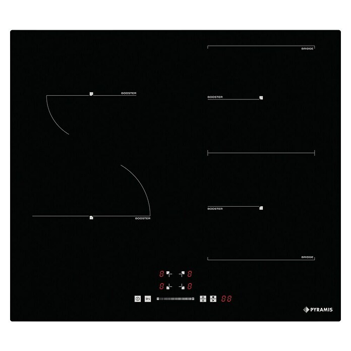 Pyramis Induktionskochfeld PHI62432FMB (Anzahl Induktionskochstellen: 4 Stk.) | BAUHAUS
