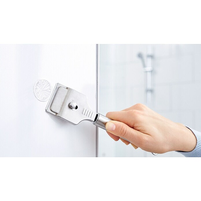 Tesa Bad-& Duschabzieher Spaa (Metall, Chrom, Mit Halterung) | BAUHAUS