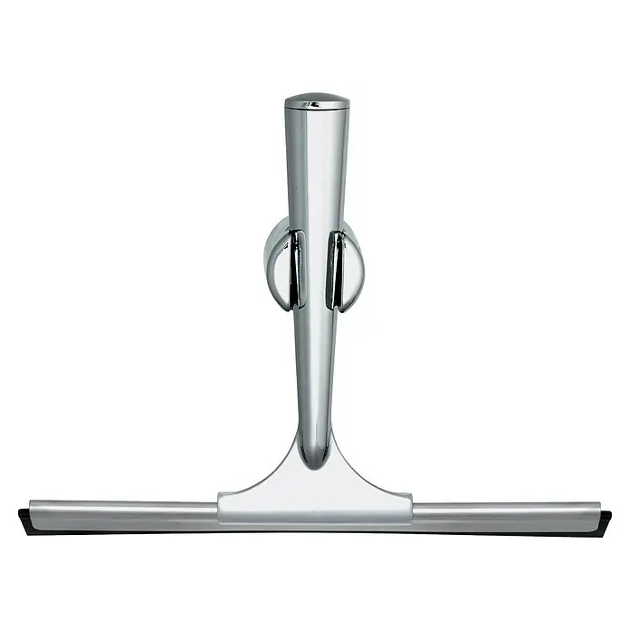 Tesa Bad- & Duschabzieher Spaa - Chrom - Glänzender Chrom-Duschabzieher, perfekt für streifenfreie Sauberkeit im Bad. Das ideale Accessoire für eine moderne Dusche und einfache Reinigung.