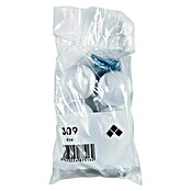 Rei Pomo para muebles 309 (Diámetro: 34 mm, Blanco, 6 ud.) | BAUHAUS