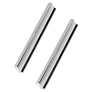 Rei Tirador para muebles 2279 (Distancia entre orificios: 96 mm, Plateado, Brillante, 2 ud.)