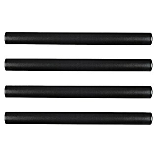 Rei Tirador para muebles 891H (Distancia entre orificios: 96 mm, Negro, 4 ud.)