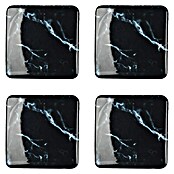 Rei Pomo para muebles (L x An: 37 x 37 mm, Mármol negro, Brillante, 4 ud.) | BAUHAUS
