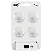 Rei Pomo para muebles (Diámetro: 33 mm, Níquel, Satinado, 4 ud.) | BAUHAUS