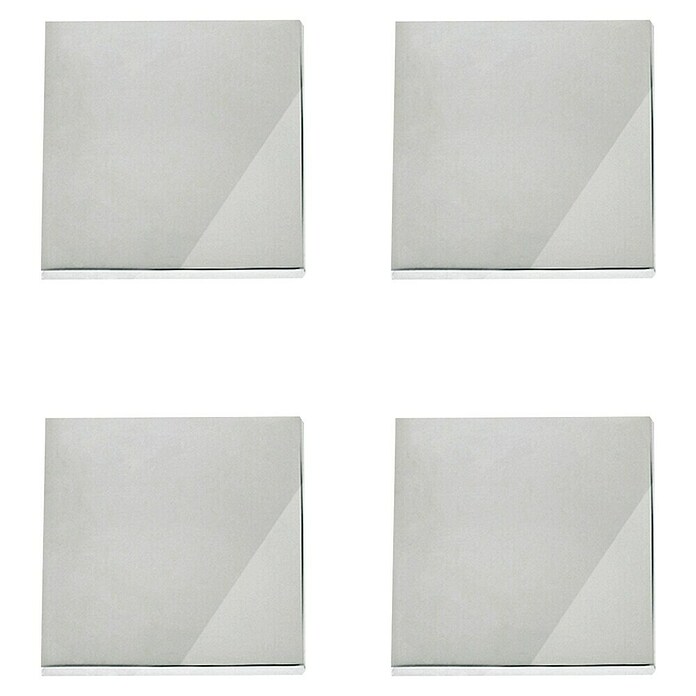 Rei Pomo para muebles (L x An: 30 x 30 mm, Cromo, Mate, 4 ud.) | BAUHAUS