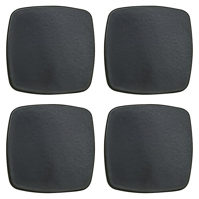 Rei Pomo para muebles (L x An: 40 x 40 mm, Negro, Mate, 4 ud.) | BAUHAUS