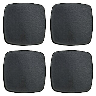 Rei Pomo para muebles (L x An: 40 x 40 mm, Negro, Mate, 4 ud.)