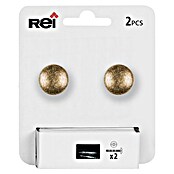 Rei Pomo para muebles (Diámetro: 20 mm, Cuero viejo, 2 ud.) | BAUHAUS