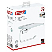 Tesa Deluxxe Papierrollenhalter Deluxxe (Mit Ablage, chrom-weiß, Glänzend) | BAUHAUS