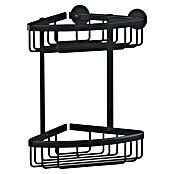 Tesa Aluxx Eckduschkorb (L x B x H: 16,3 x 16,3 x 26,2 cm, Schwarz, Matt) | BAUHAUS