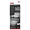 Tesa Aluxx Duschkorb Aluxx (12,5 x 25 x 9,2 cm, Aluminium, Schwarz) | BAUHAUS