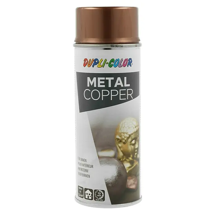Dupli-Color Effect Sprühlack Metal Copper - Kupfer, Hochglänzend, 400 ml - Dose Dupli-Color Metallspray Kupfer für Innenanwendungen, ideal zum Verschönern von Metallobjekten. Schnell trocknend und einfach in der Anwendung.